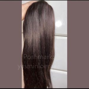 Luxy hair black clip-in extensions 20" (220g)